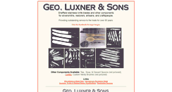 Desktop Screenshot of luxnerblades.com
