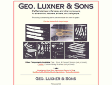 Tablet Screenshot of luxnerblades.com